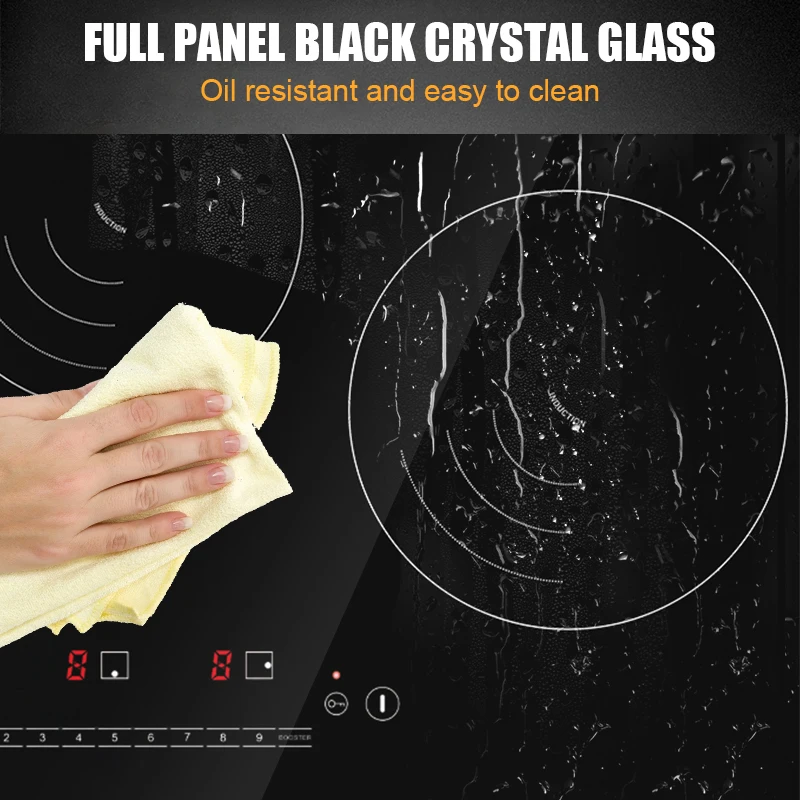 New Design 3 Cookers 5000W 9 Power Touch Control Zhongshan Multi Infrared Cooker Magnetic Induction Cooker