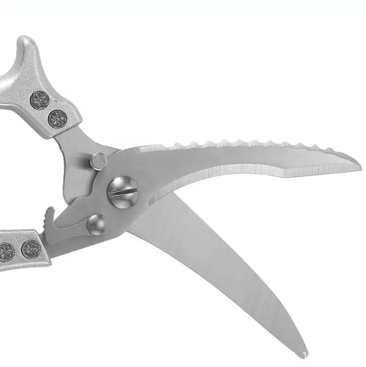 New Stainless Steel Detachable Heavy Duty Chicken Bone Scissors Alloy Handle Kitchen Scissors