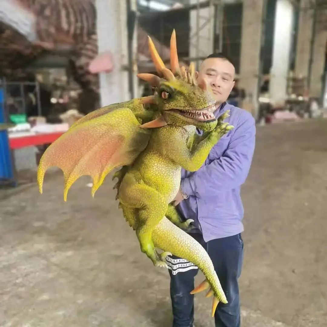 Good Price Wholesale Dragon Life Size Popular Cosplay Design Dino Performance Costume Dinosaur Puppet Suits Cosplay Dino Suit