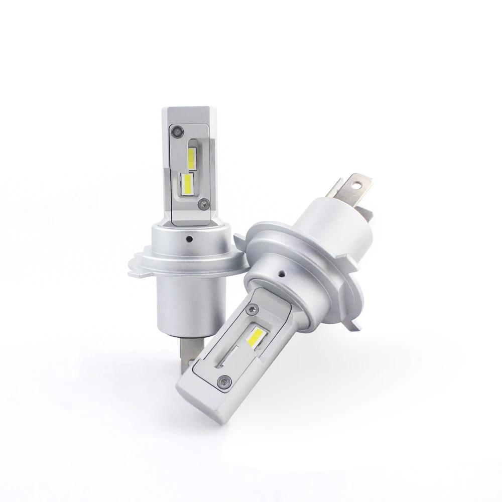 Lanseko plug and play LED headlight car H4 HB3 halogen size LED bulbs