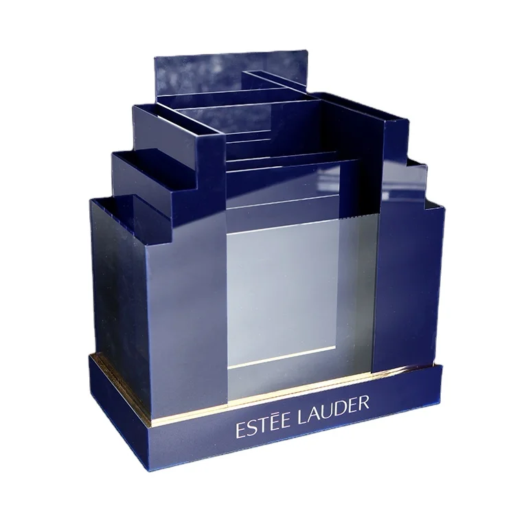 Acrylic Cosmetic Display Stands Accessories Cardboard Makeup Display Chips Display rack