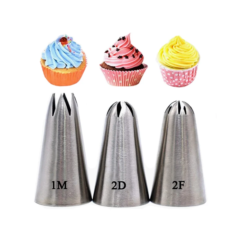 Hot Sale Piping Tips Cake Decorating Nozzle Icing Nozzles Bakes Flower 1M Cake Nozzles Cake Decorating Tool