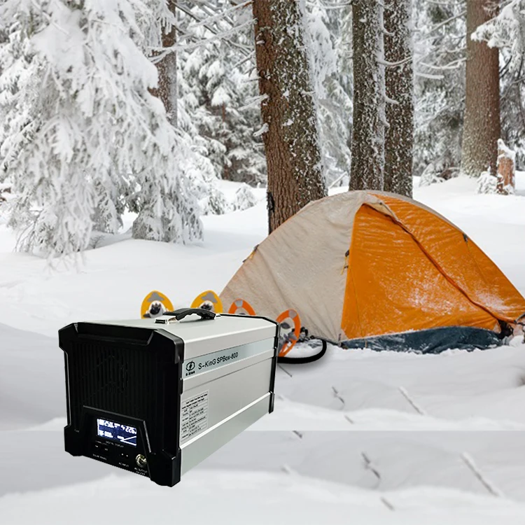 Dropshipping 800 watt solar generator portable power station with build in inverter controller and lithium battery