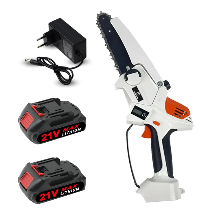 OEM Wholesale Cheap Chain Saw Machine Cordless Mini Chainsaw with Brushless Motor Battery Chain Saw Wood Cutting