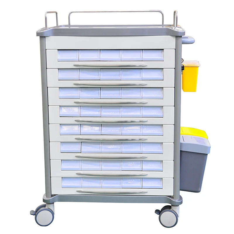 Factory direct sale distribution Hospital&Clinic Patient Medication Equipment Medical Medication Medicine Trolley Cart