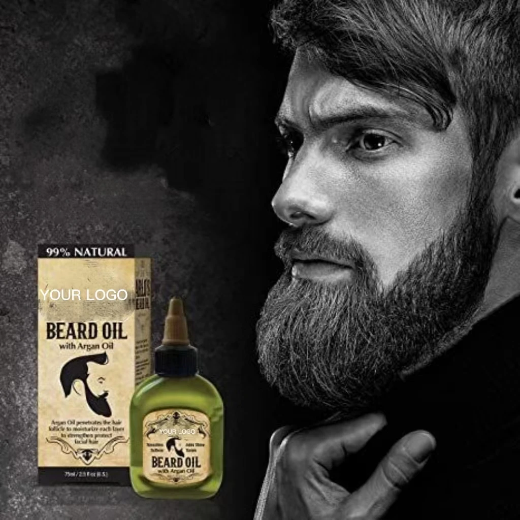 Ежедневный уход за бородой мужской аргановое масло для роста бороды после бритья мытье шампунь и Кондиционер