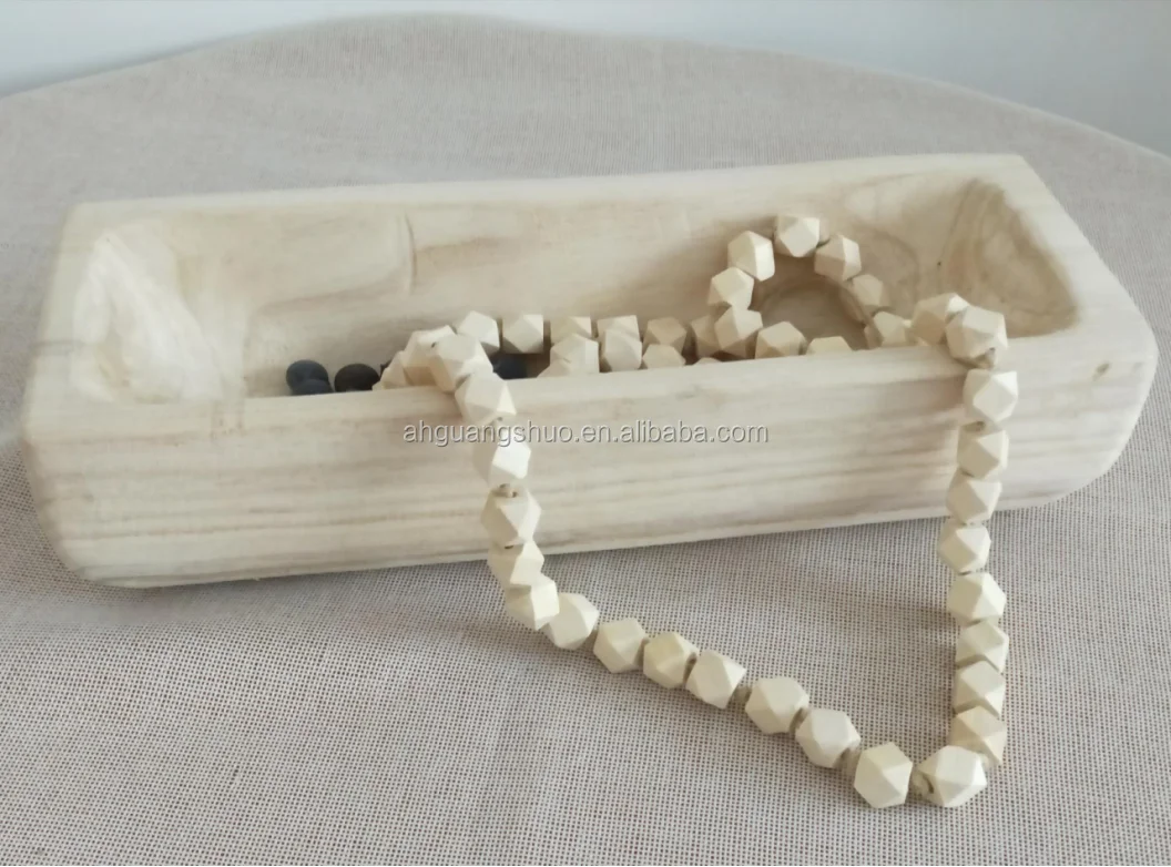 
Simple wooden plate/solid wood log oval wooden/small dish plate 