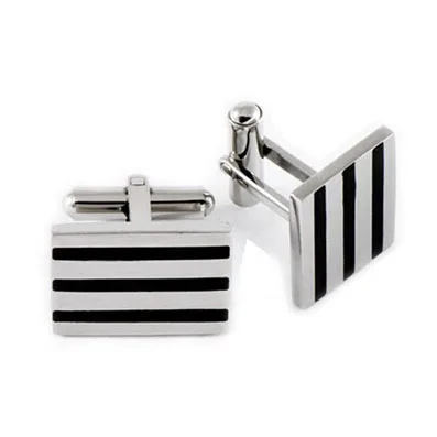 
Custom Enamel Stainless Steel Round Cufflinks 