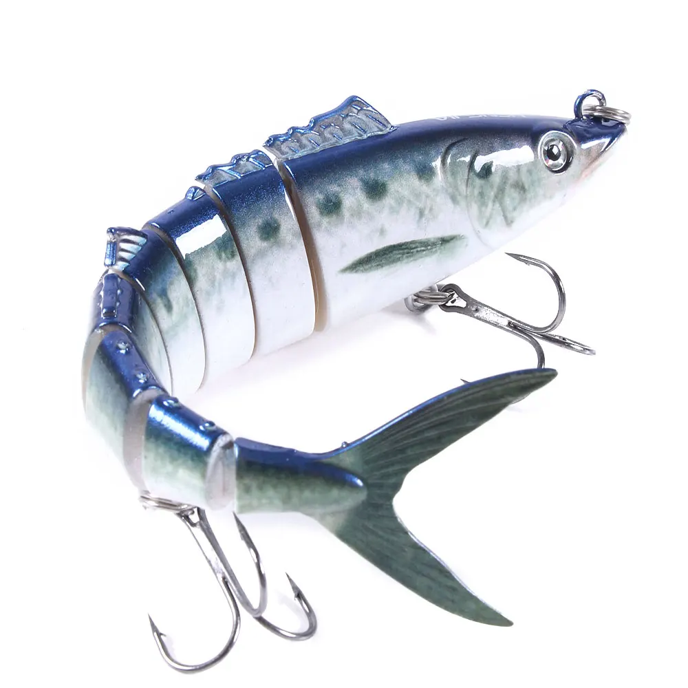 17.8cm 38g wholesale handmade fishing lure Lifelike Fishing Jointed minnow simulated 3D fish eyes