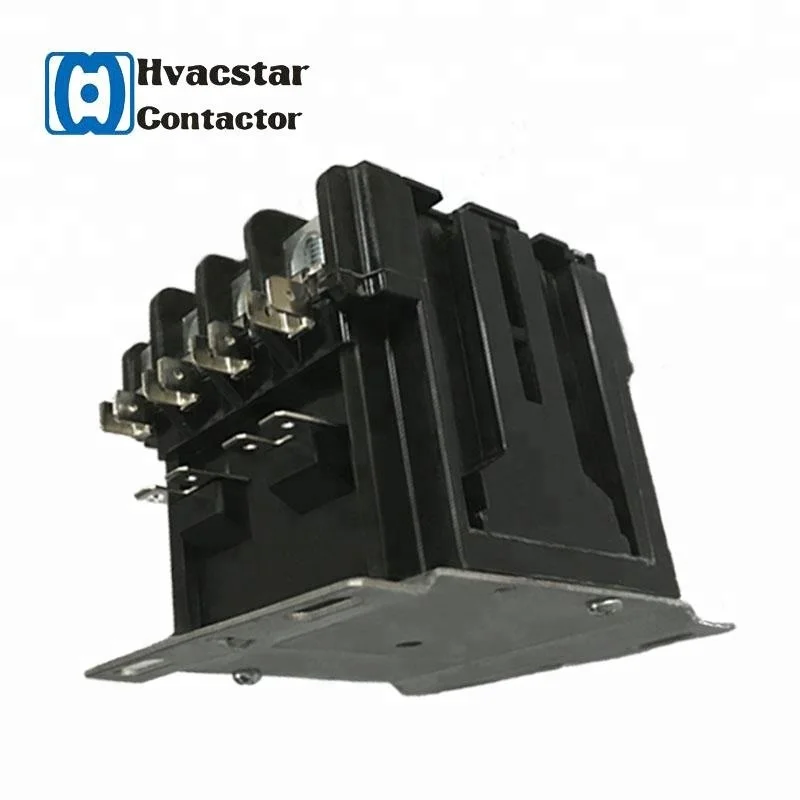 HVAC 4 Poles Electrical Magnetic Contactor Electronic Components Air Conditioning