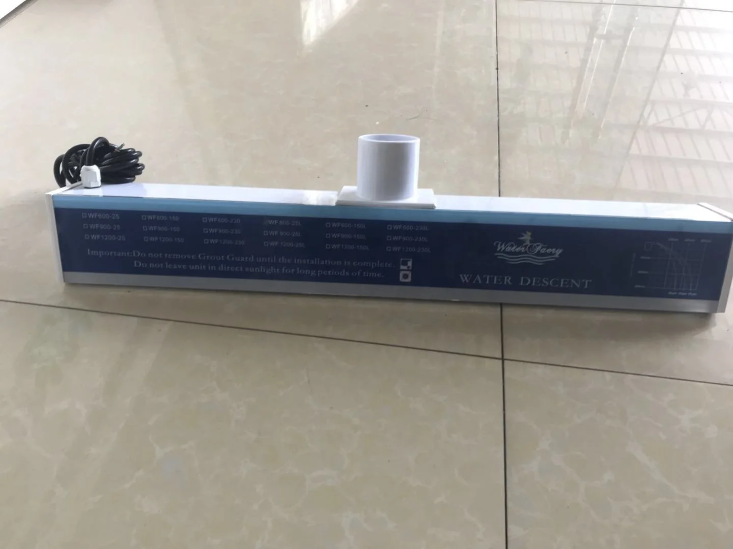 Swimming pool waterfall light garden decor acrylic waterfall fountain