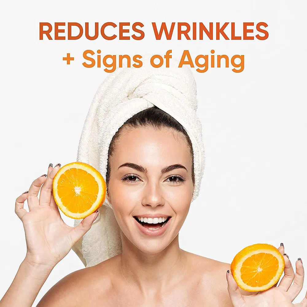 Private Label Hypoallergenic Antioxidant Anti Aging Hyaluronic Acid Vitamin C  Face Serum