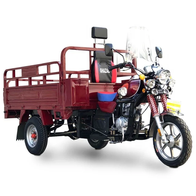 Classic Gasoline Power Cargo Motorcycle Tricycle with 150CC Air Cooling Engine