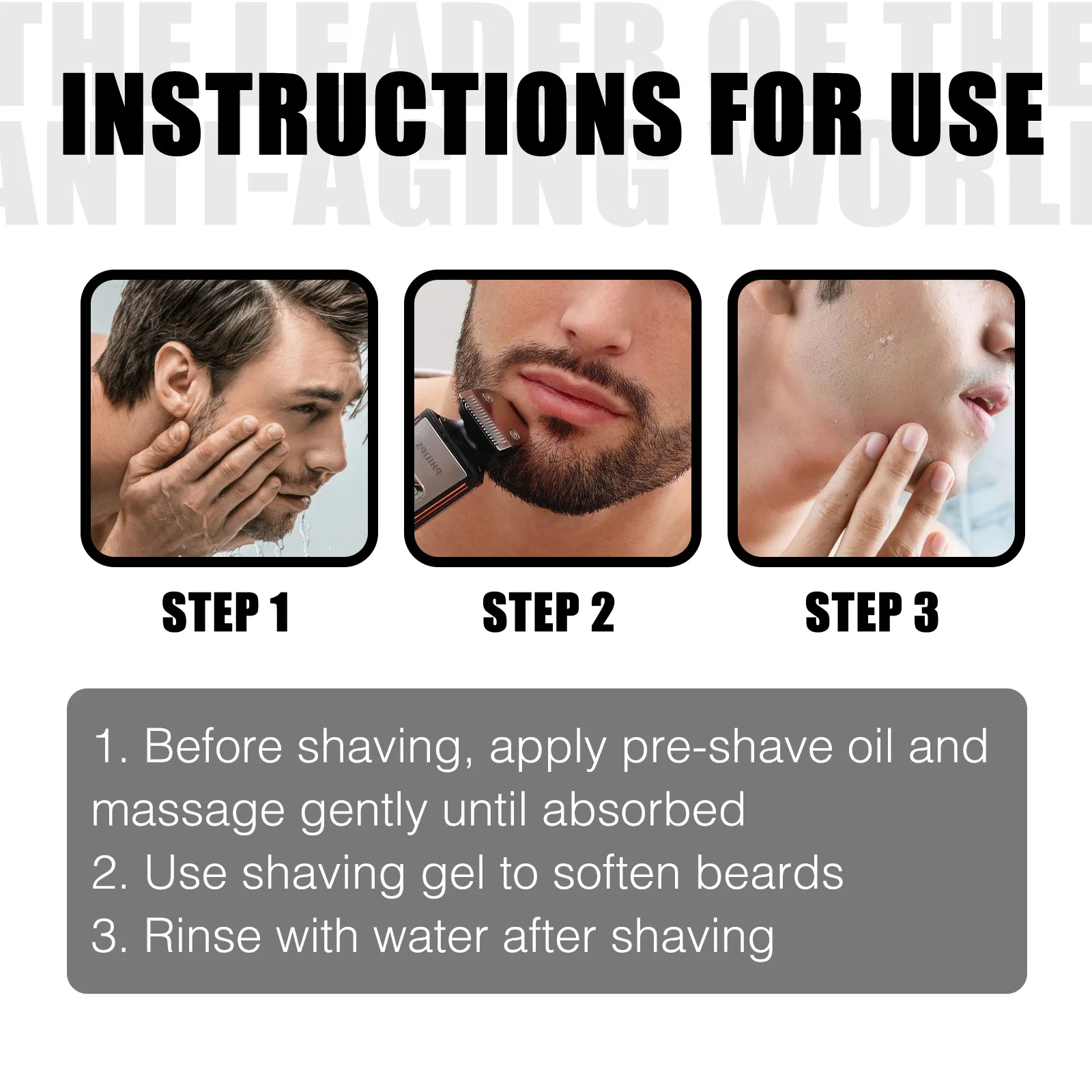 East Moon Deep Clean Shaving Gel for Men Shave Softens Beard Gentle Refreshing Facial Treatment