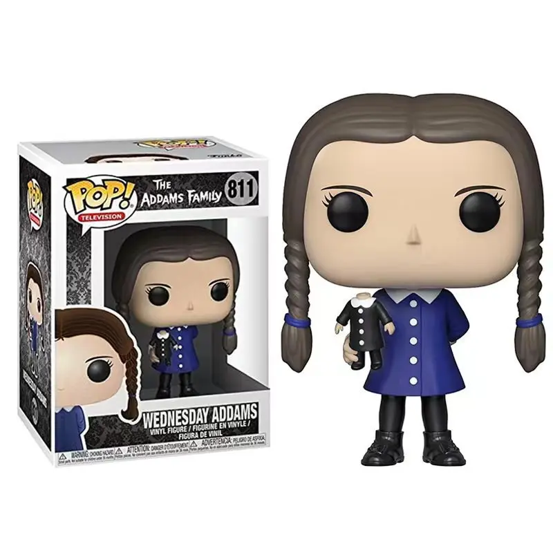 Экшн-фигурка Funko Pop «Аддамс» для всей семьи по средам 1309 #1310 #1311 #811 Коллекционная модель игрушки