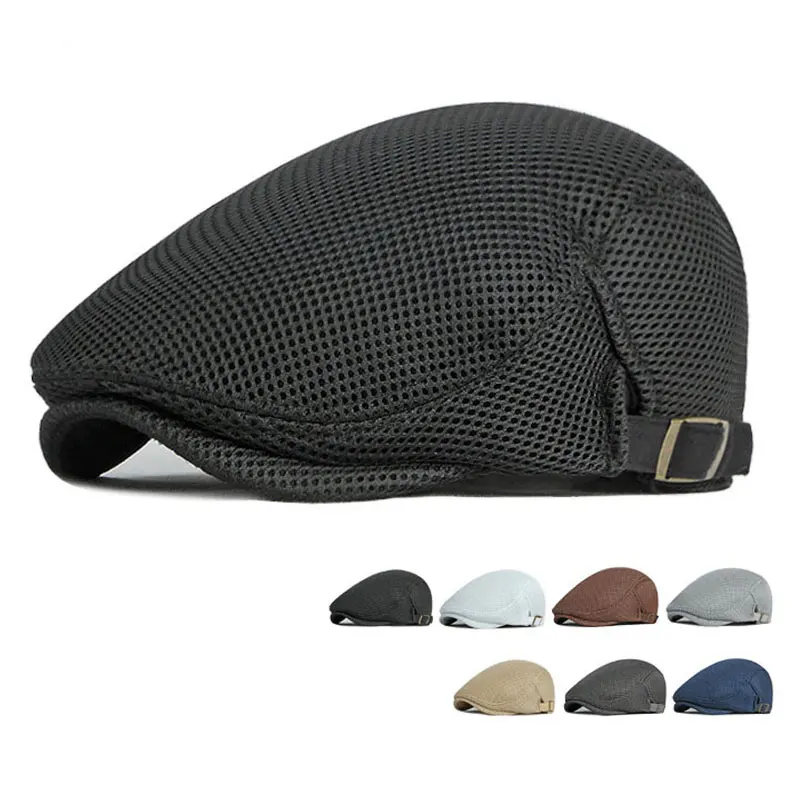 Mens Summer Gatsby Ivy Hat Golf Driving Sun Cap Duckbill Beret Hat