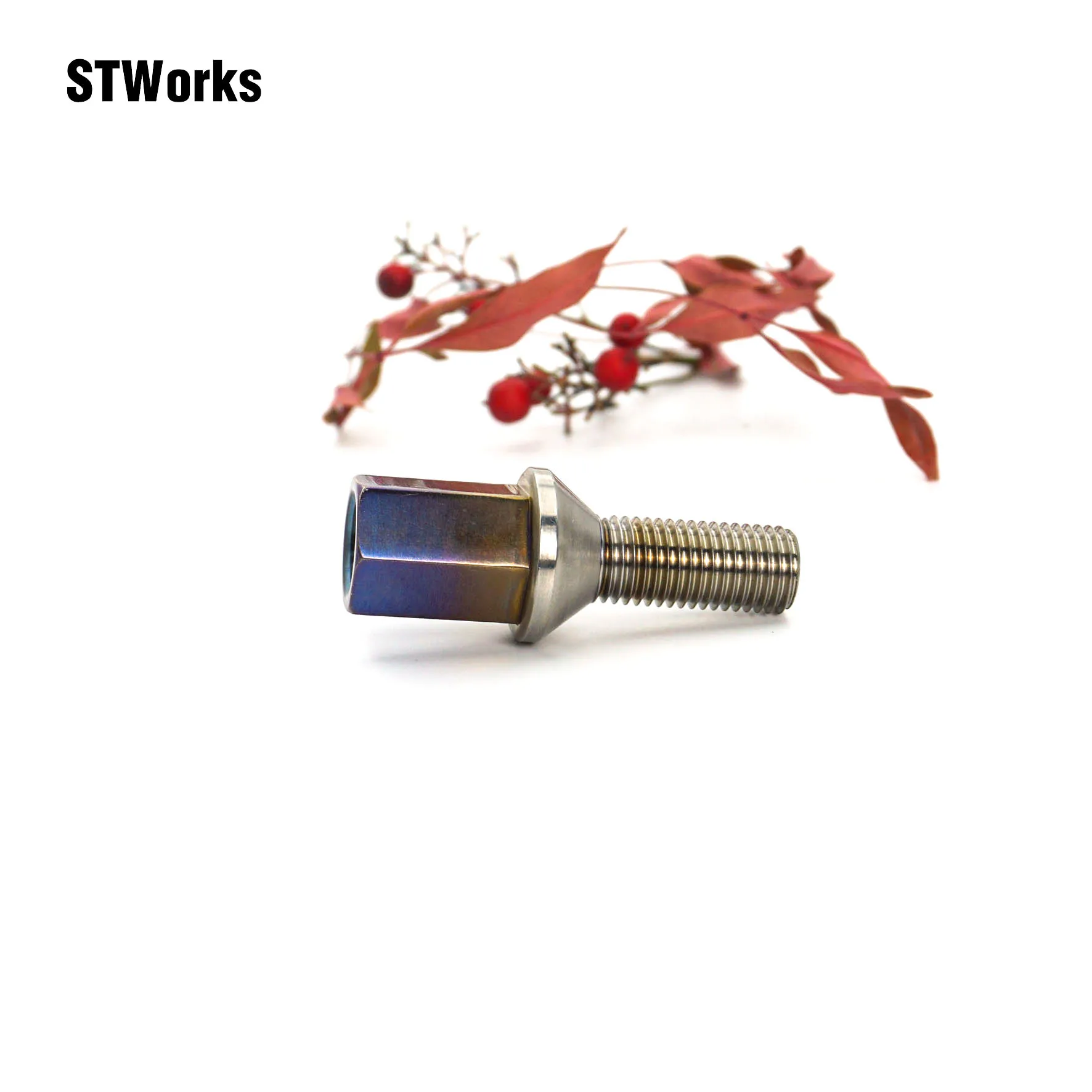 GR5 Titanium Wheel Lug Nut Custom M12 M14x1.25 Spiked Refit Auto Car Wheel Lug Nuts