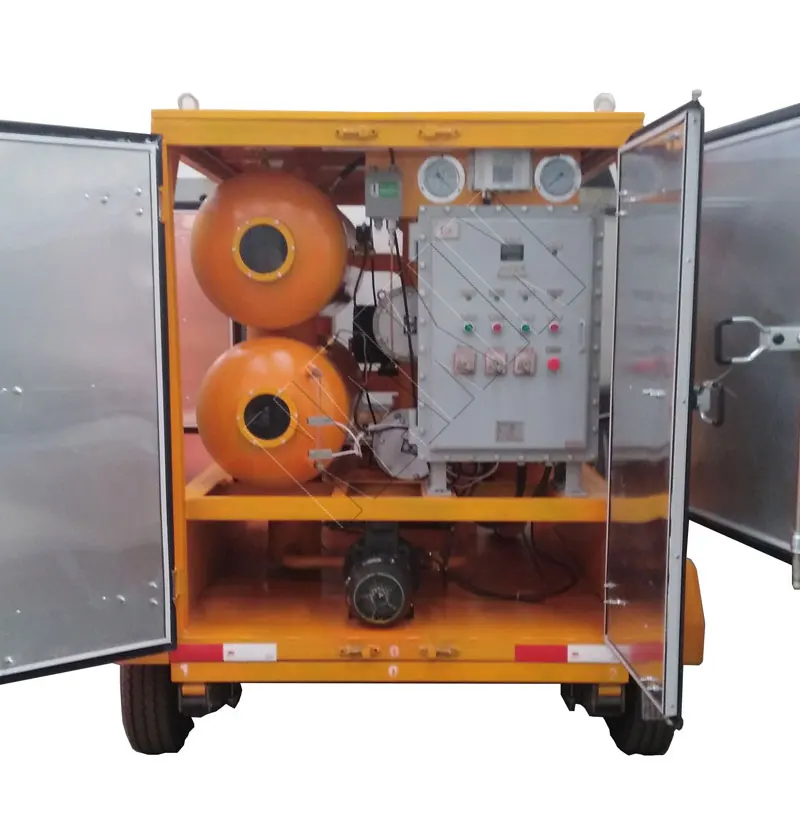 Double Stage Transformer Oil Filter Oil Purifier Oil Filtration Equipment with high efficiency