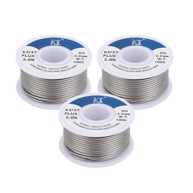 Kewei Solder Wire Sn Pb 63/37 Tin Lead Welding Wire for PCB Electronics Soldering