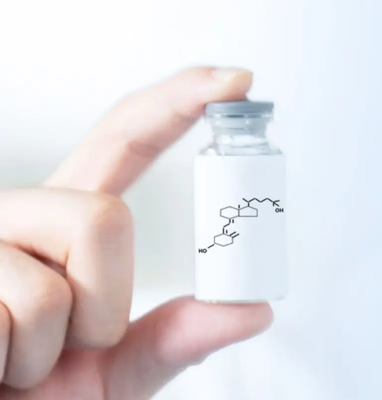 Animal feed additives 25-hydroxy vitamin D3 CAS No: 62383-36-3 , molecular formula MF: C27H44O2
