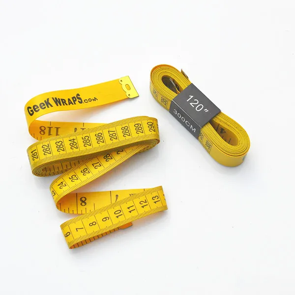 Design and Logo 150cm 60inch clothing tailors inch mm ruler measuring instrument 1.5m pvc tape inch mm ruler
