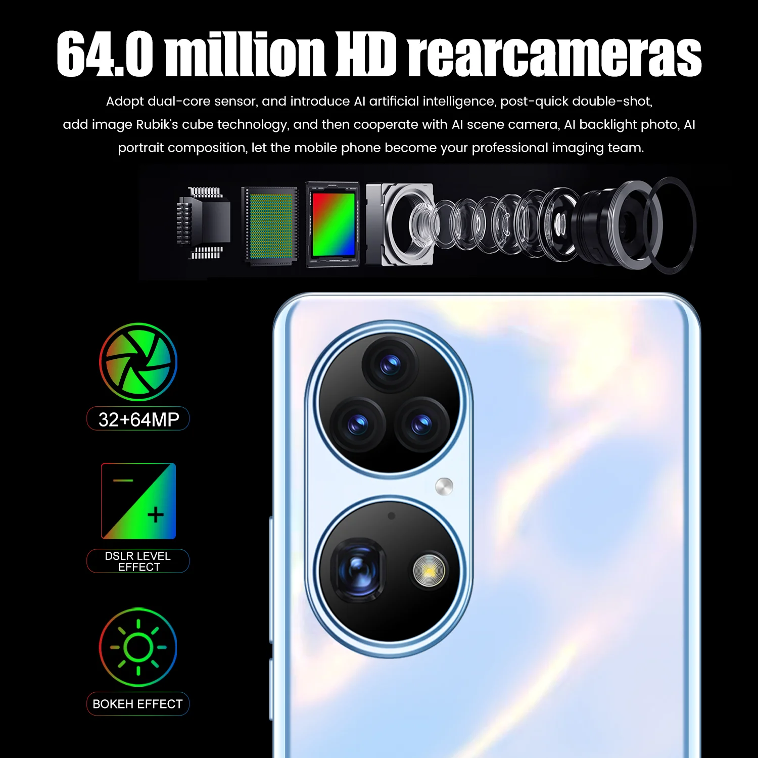 Смартфон P50 Pro глобальная версия 4G 5G 16 + 512 ГБ Android