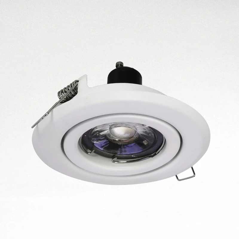 
dimmable led spot light die cast recessed gu10 downlight housing 