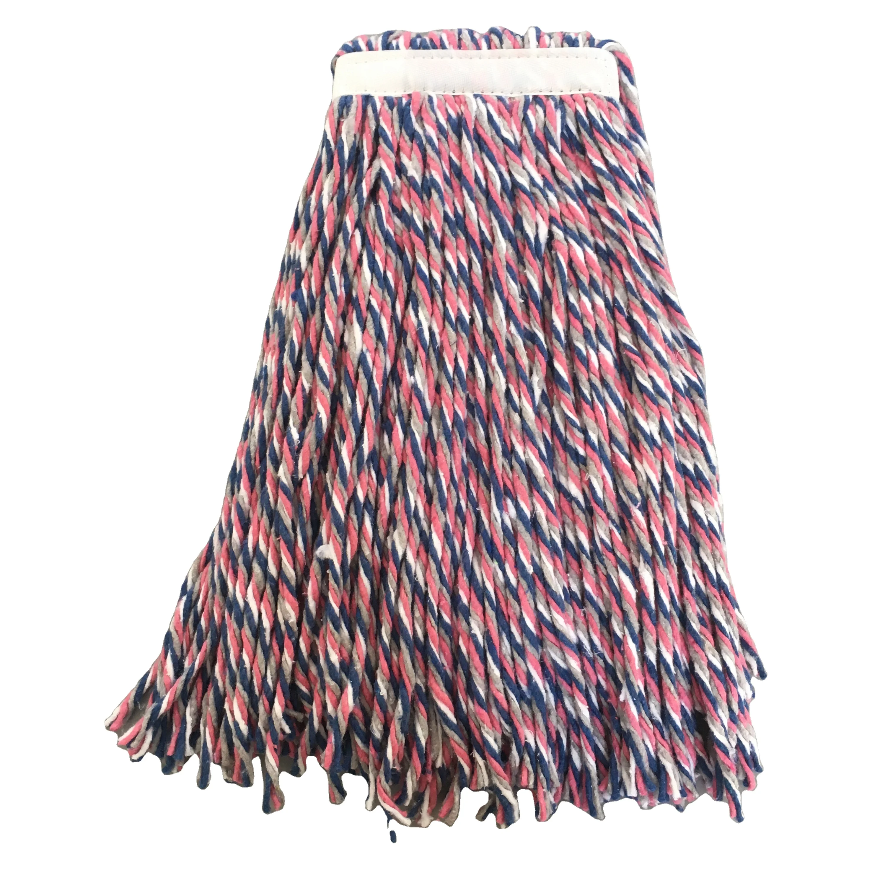 Xingtai cleaning wet mop supplier cotton and polyester mop replacement heads