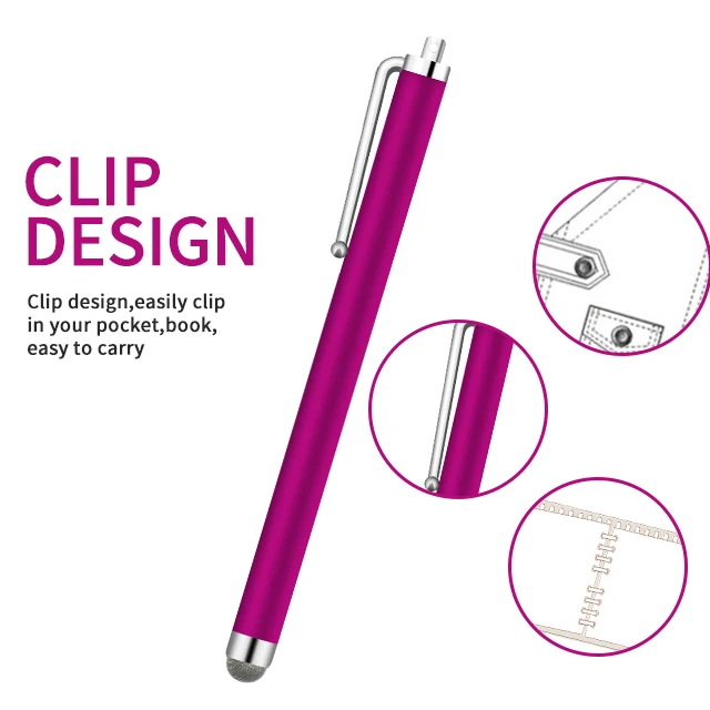 Capacitive Touch Screen Stylus Pen for IPhone IPad IPod Touch Suit for Other Smart Phone Tablet Metal Stylus Pencil