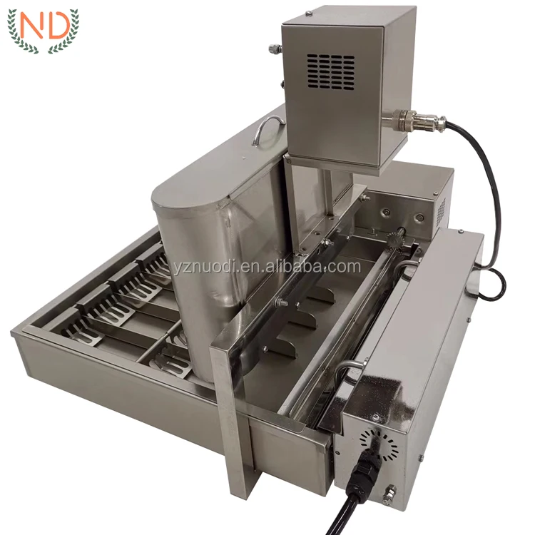 automatic 6 rows donut extruder machine krispy kreme donut making machine