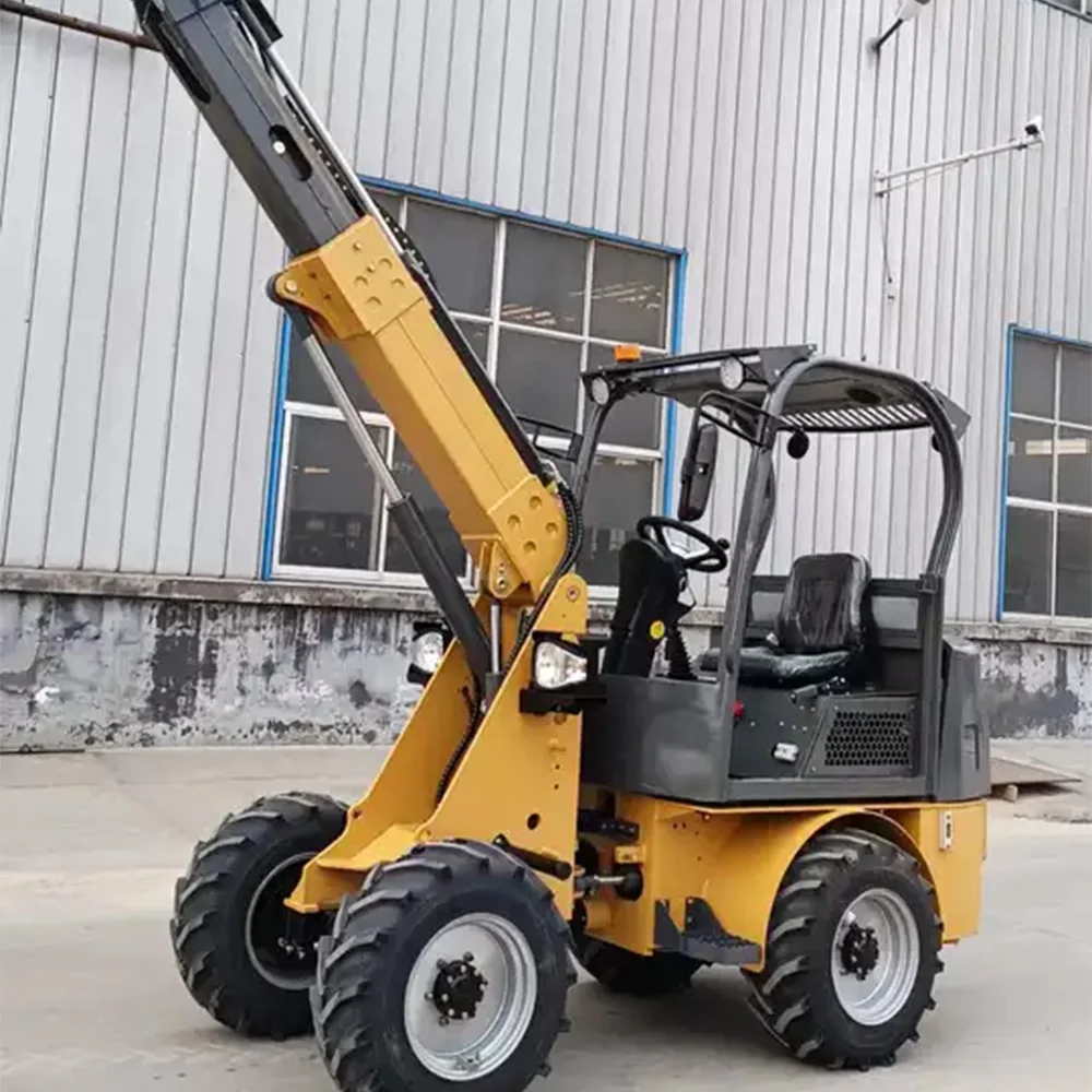 Cheap 400kg-6ton Mini backhoe wheel loaders Top EPA ZL rcm mini front end loader small diesel/electric loader price for sale
