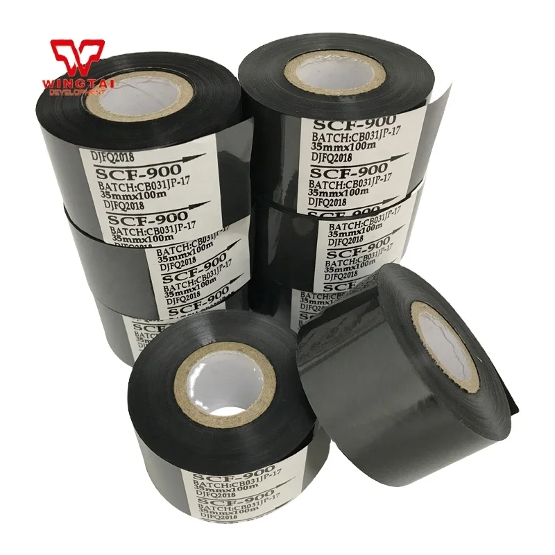 Fluorescent Thermal Transfer Ribbon SCF-900 For Hot Stamping Machine Labeling Machine