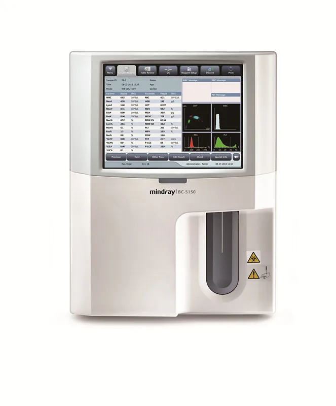 Full CBC BC5150 Hematology Analyzer BC 5150 5 part Hematology Analyzer M Hematology Analyzer Auto 5-part WBC Assembly