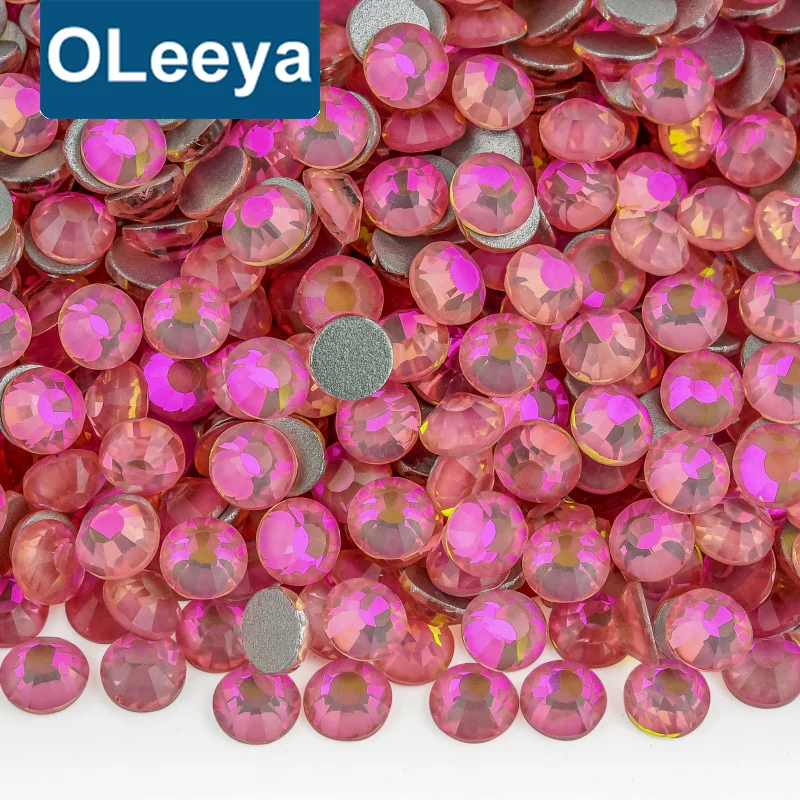 Glue On Crystal Flatback Non Hot Fix Rhinestones SS3-SS50 High Quality Gems For Nail Art Accessories Glitter Stones