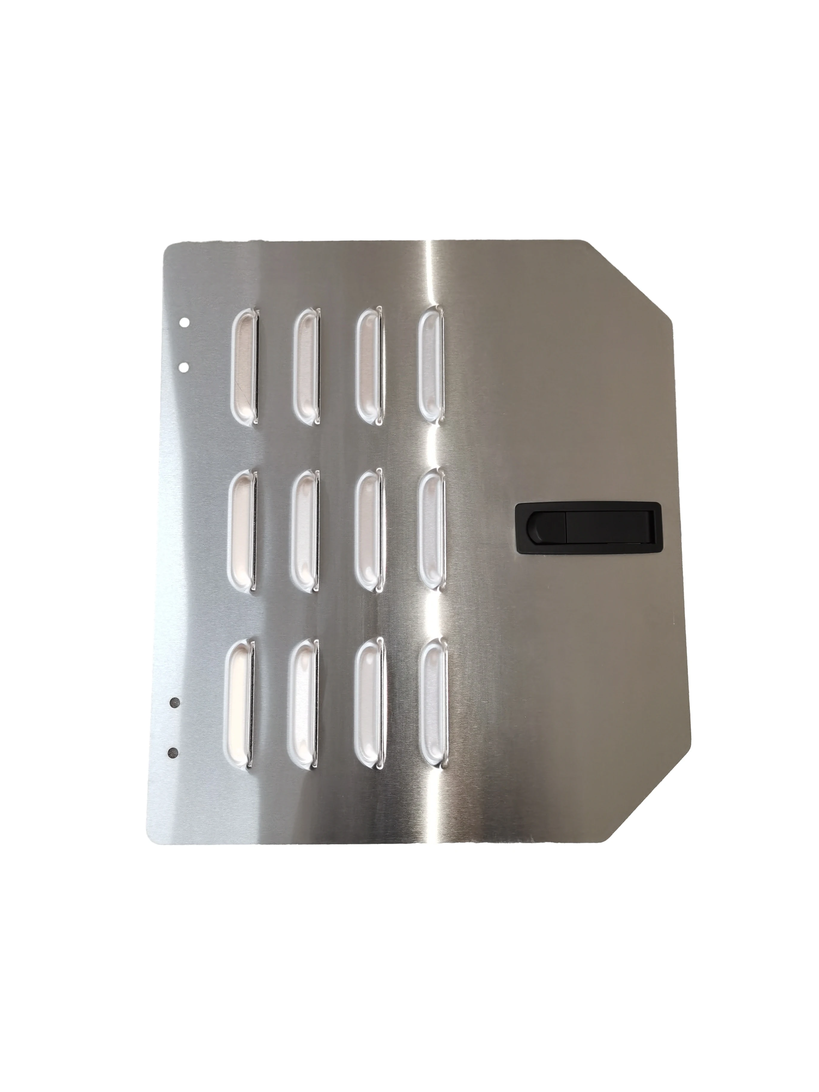 High precision custom cnc laser cutting sheet metal parts with various color surface treatment and logo silk printing