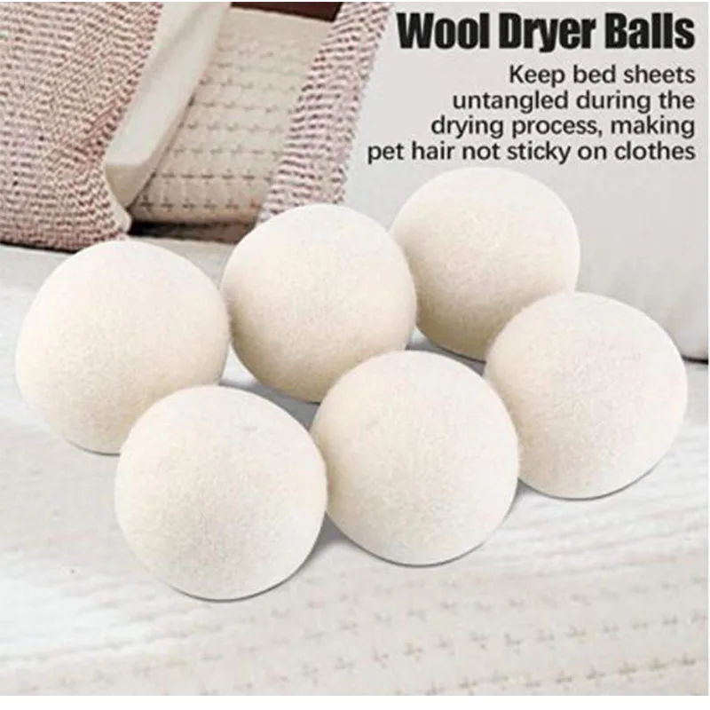 Wholesale Anti-Static Wool Dryer Balls Eco-Friendly Cleaning Laundry Chemical Free
