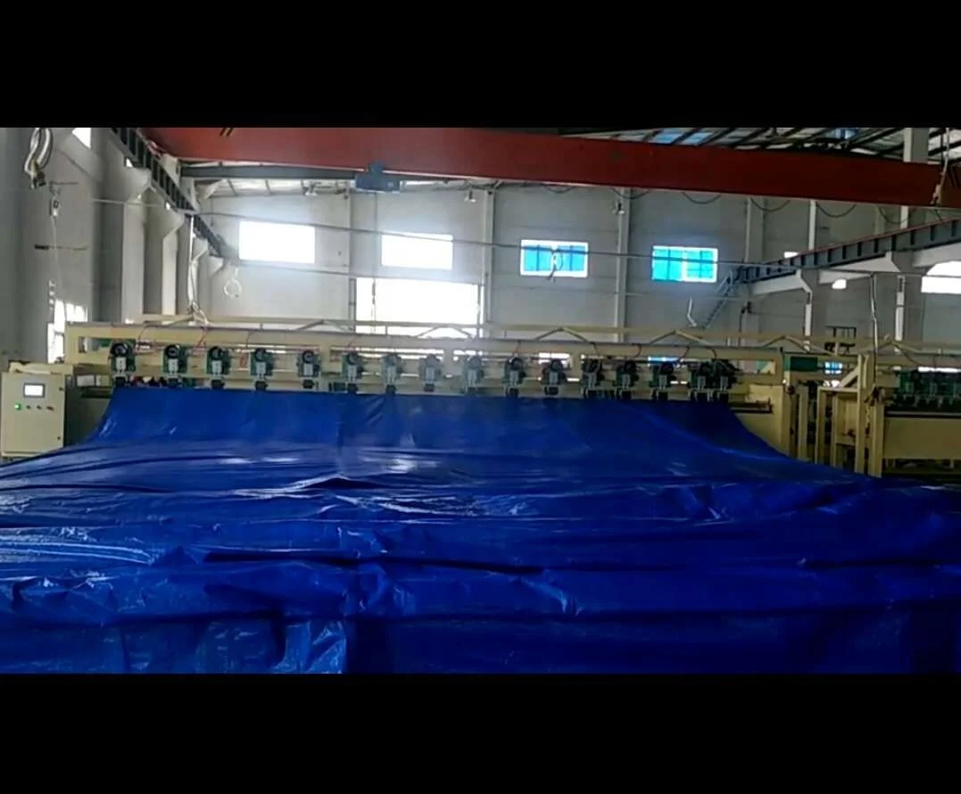 china factory customized 6m 12m large  tarpaulin welding machine for pe pvc banner