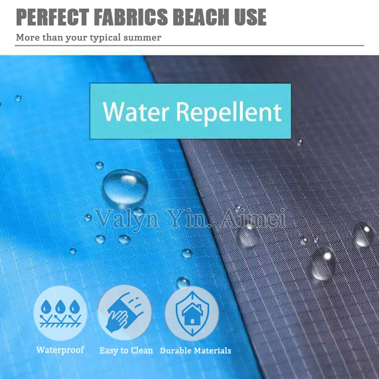 Outdoor Beach Accessories Extra Large Beach Blanket Waterproof Sand-proof Oversized Beach Mat with Zipper Pocket for Travel Camp