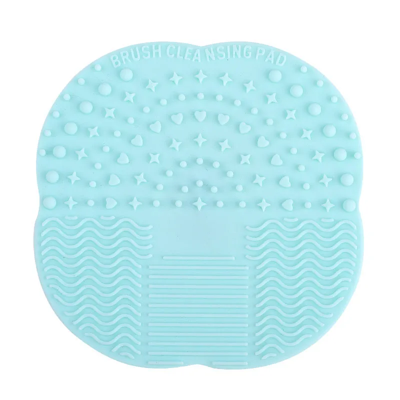 
Multifunction Makeup Brushes Cleaning Mat Scrubber Board Clean Tool Private Label Silicone Brush Cleaner 