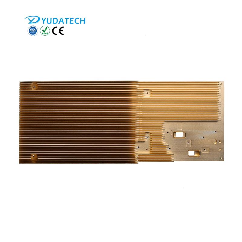 Factory Custom PCB Motherboard Chipset Heatsink Flat Copper Tube Skiving Fin Heat Sink