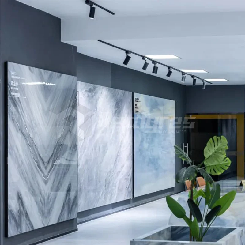 Realgres 9 Mm Floor And Wall Big Size Porcelain Slab Silky Surface Marble Look Light Grey Porcelain Slab