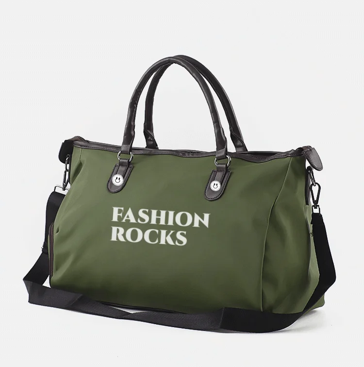 Customizable Eco-Friendly Oxford Canvas Cotton Traveling Duffle  Fitness Bag For Men And Women