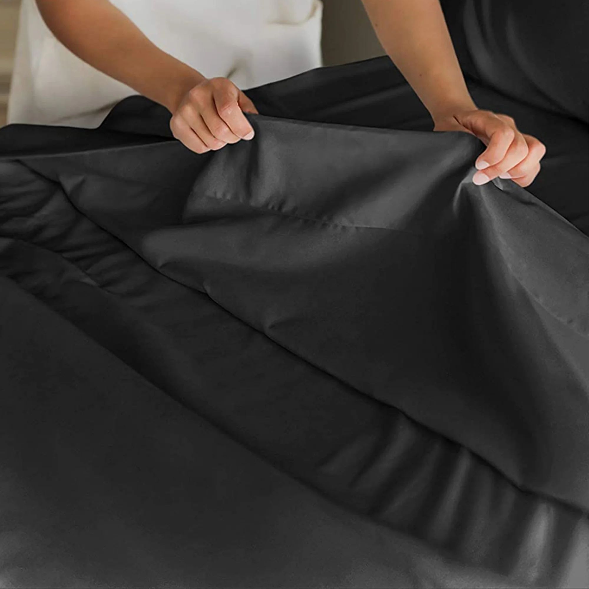 Однотонная саржа, текстильная ткань из 100 полиэстера, высококачественная ткань из микрофибры и полиэстера для простыни