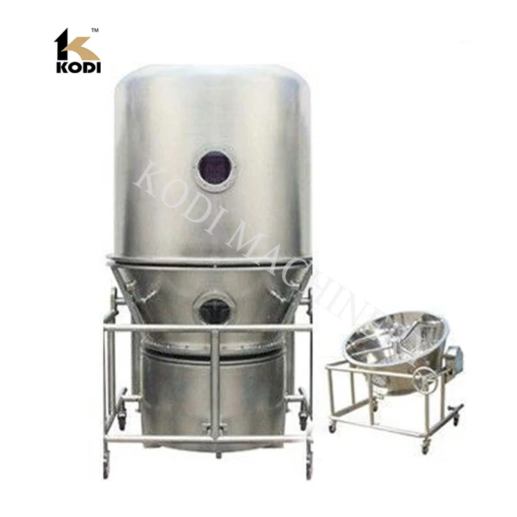 GFG Model High Efficiency Whey Protein Powder Fluid Bed Dryer Fluid Bed Drying Machine