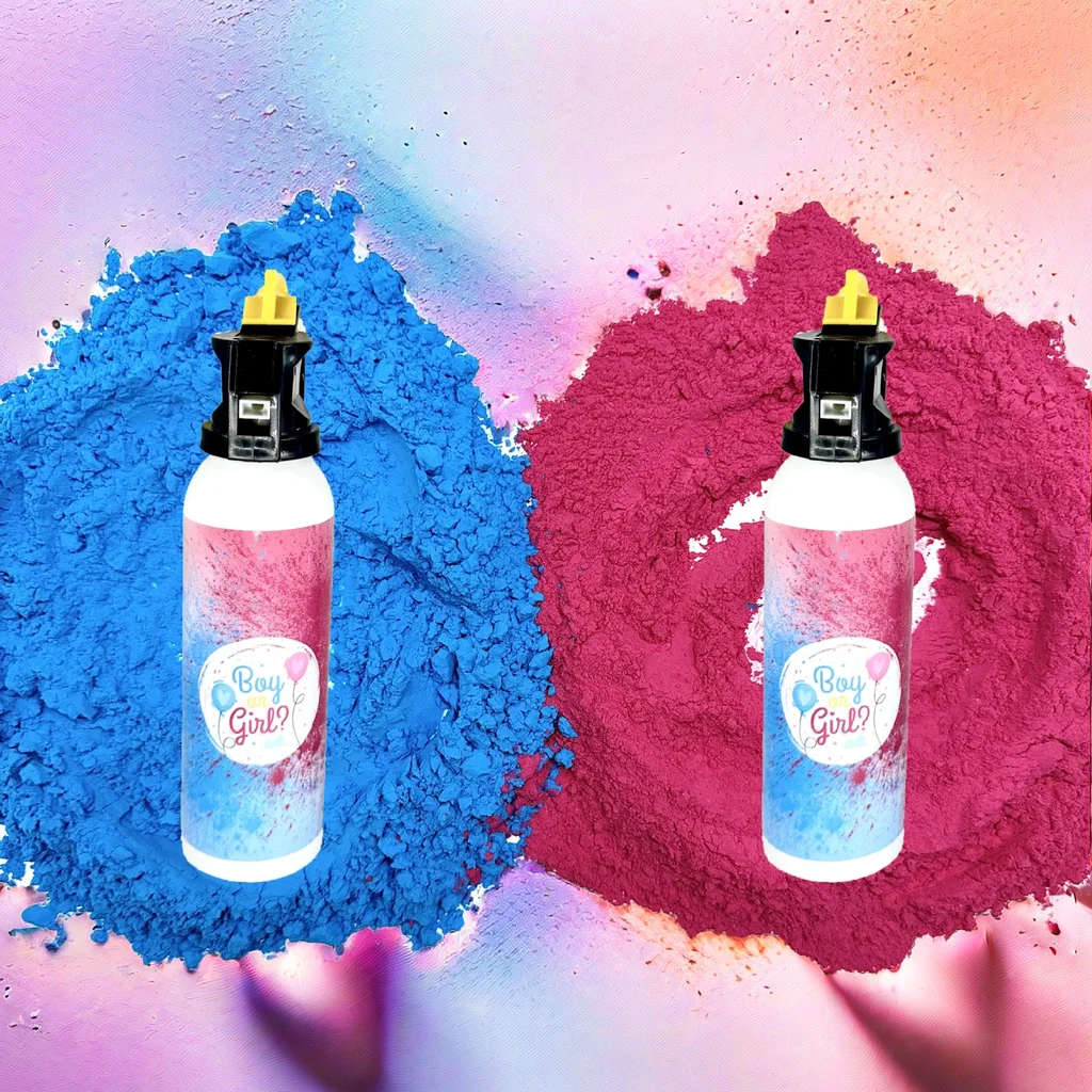 Factory Customized Powder Spray Color Fire Extinguisher Party Supplies Gender Reveal Powder Spray