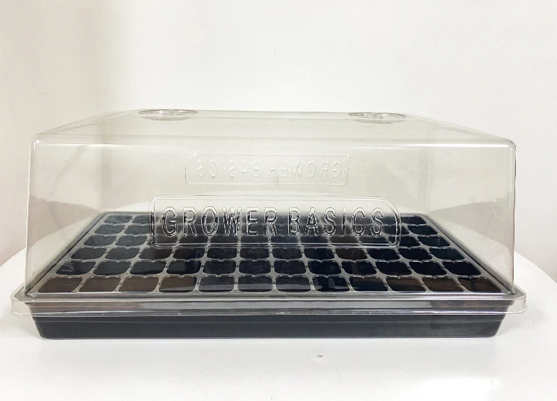 Plastic Plant Propagator Trays Kit Seedling Starter Germination With Lid For Greenhouse Seed Planting Tray