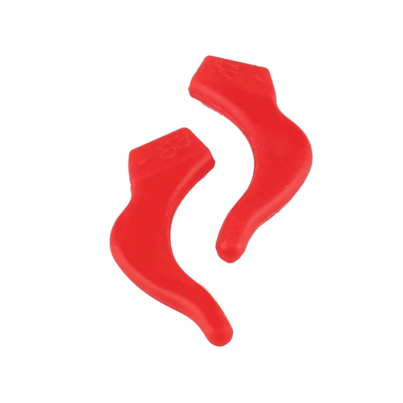Colorful Large Size Anti Slip Ear Hook Silicone Grip Eyeglasses Temple Holder Tips Sleeve Retainer