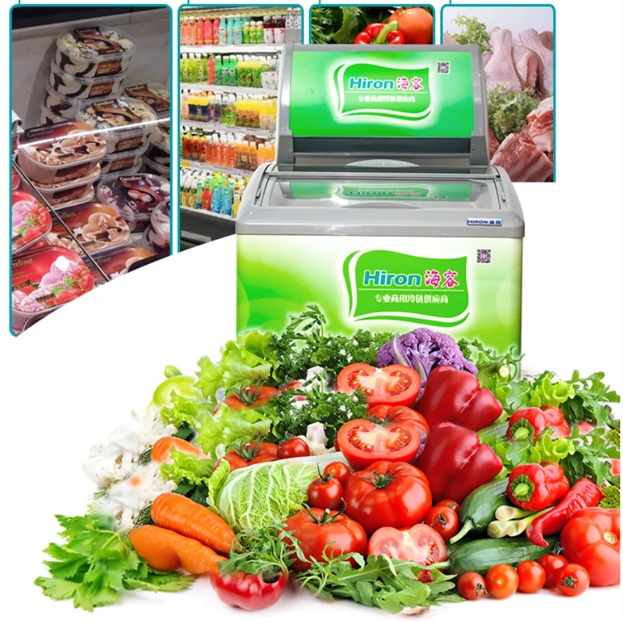 popular in the market small size freezer commercial using chest freezer ice cream supermarket freezer