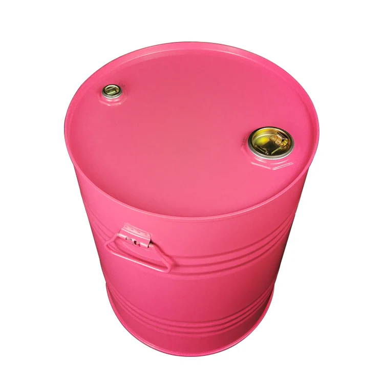 Steel Fuel 50L Petrol Steel Drum Recyclable Barrel Pail Screw Top Bucket For Chemical
