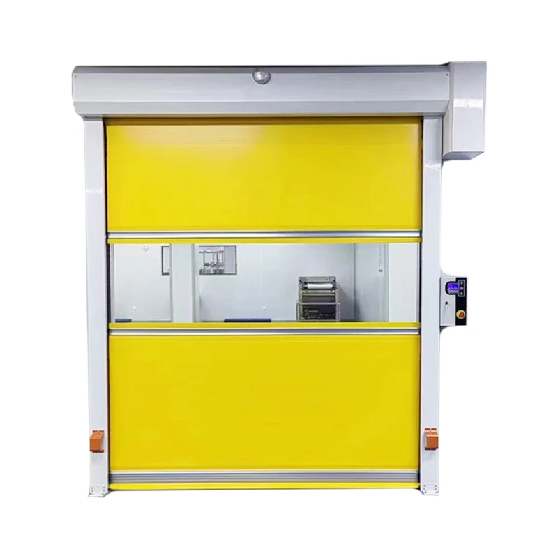 PVC High industrial Door for Industrial Factory Building Roll Up Fast Door Sectional Door Work Efficiently
